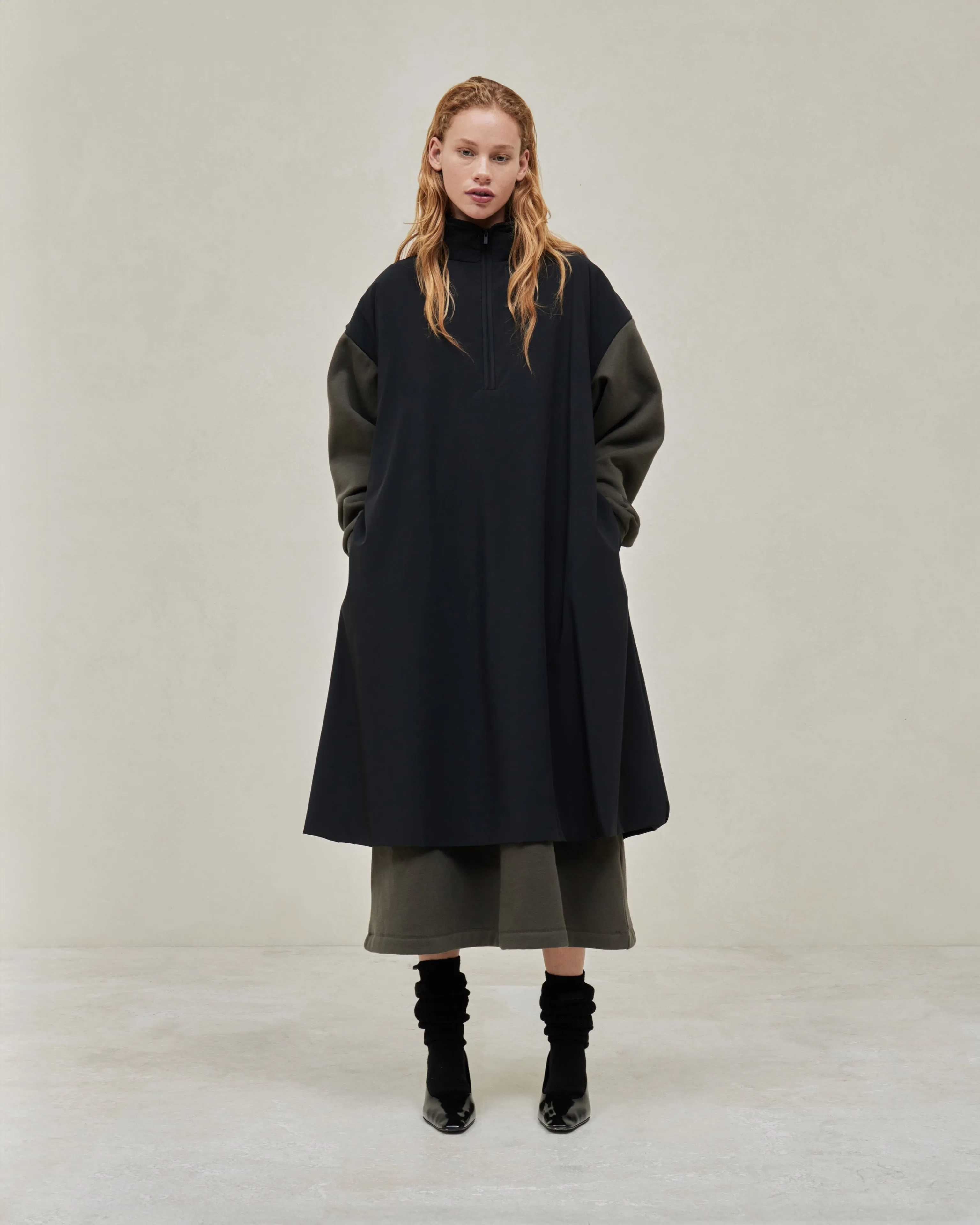 Womens Nylon Fleece Mockneck Sweater Dress sold by Fear of God product image thumbnail 5