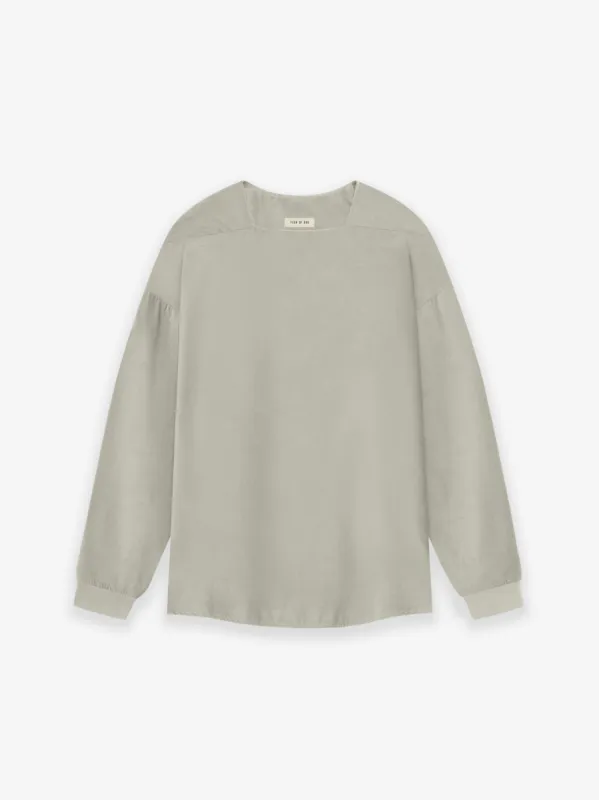 Corduroy Straight Neck LS Top made by Fear of God