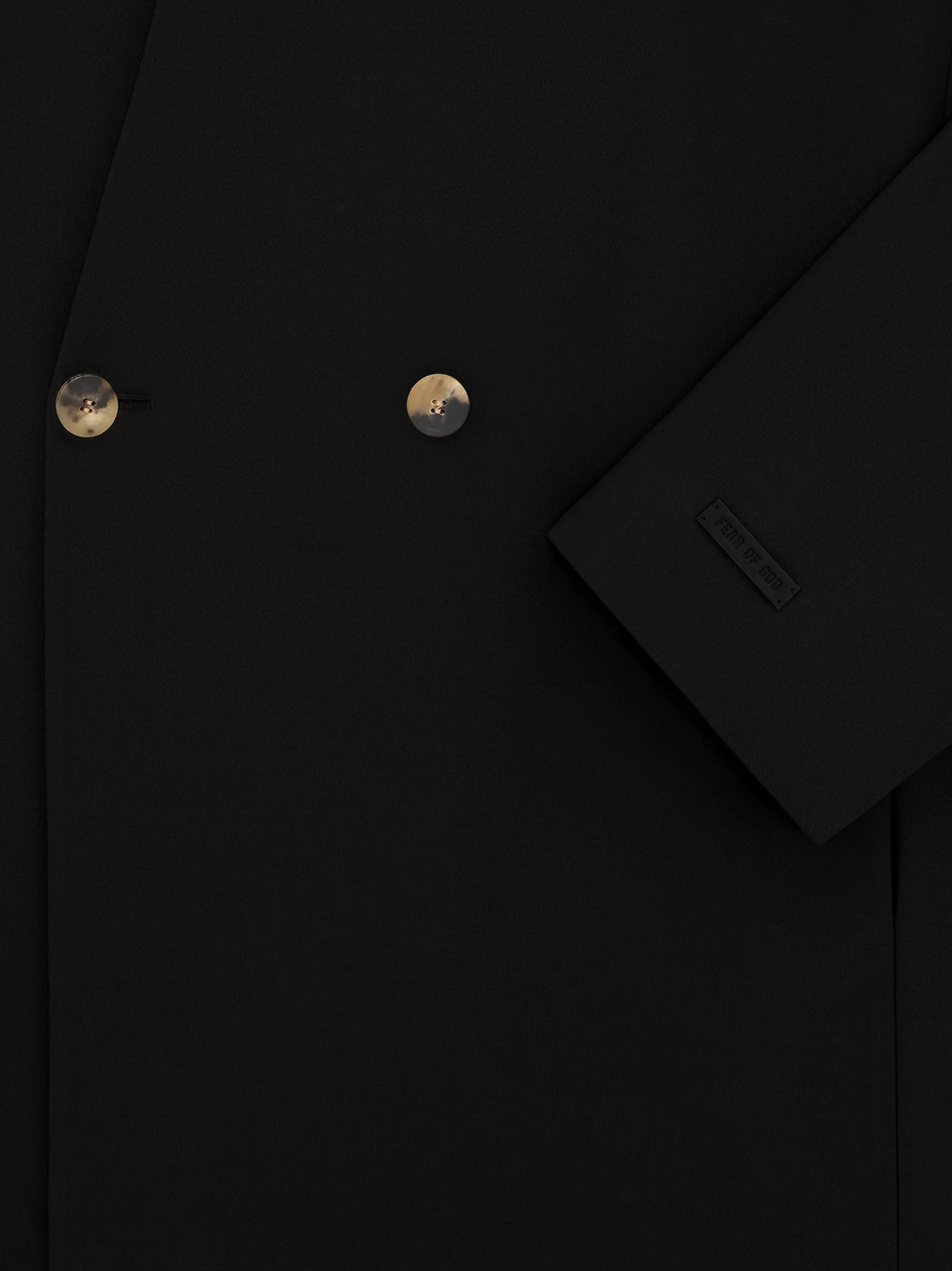 Wool Silk Relaxed Lapelless Blazer sold by Fear of God product image thumbnail 3