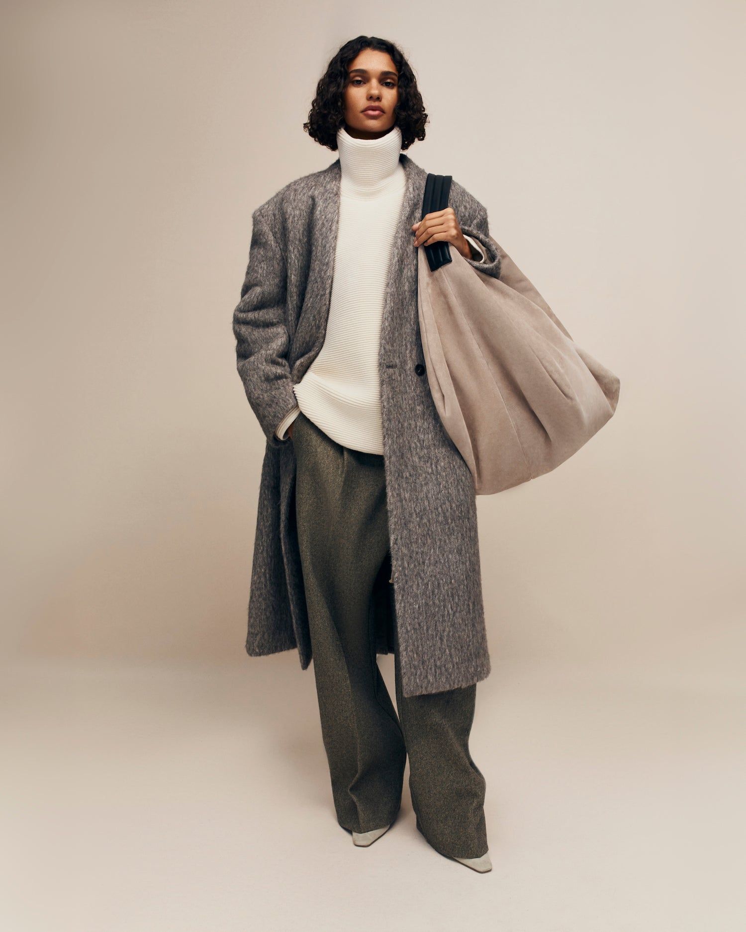 Melange Wool Wide Leg Pant sold by Fear of God product image thumbnail 5