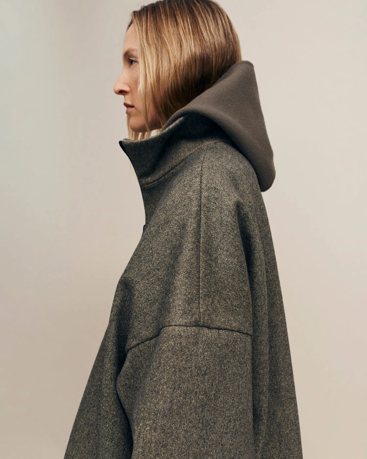 Melange Wool High Neck Jacket sold by Fear of God product image thumbnail 5