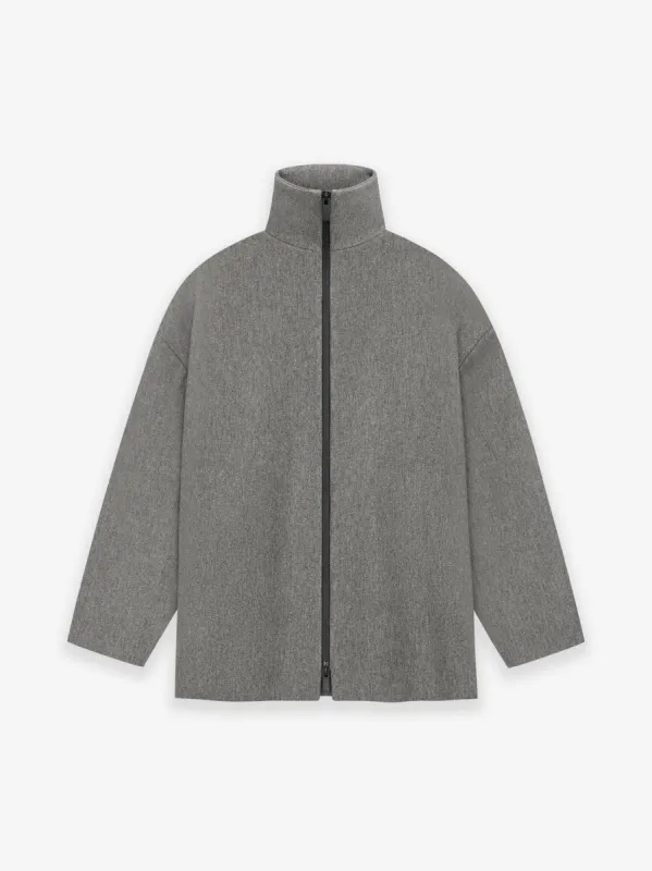 Melange Wool High Neck Jacket sold by Fear of God