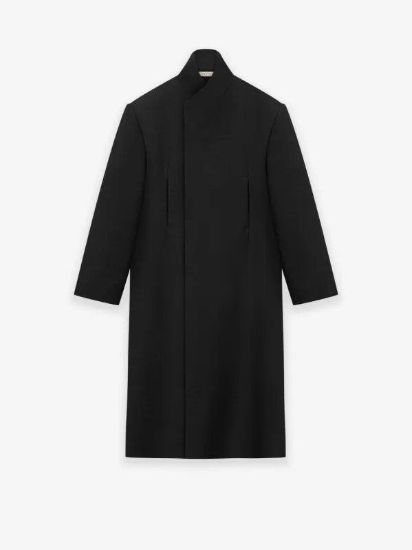 Double Wool Stand Collar Overcoat sold by Fear of God