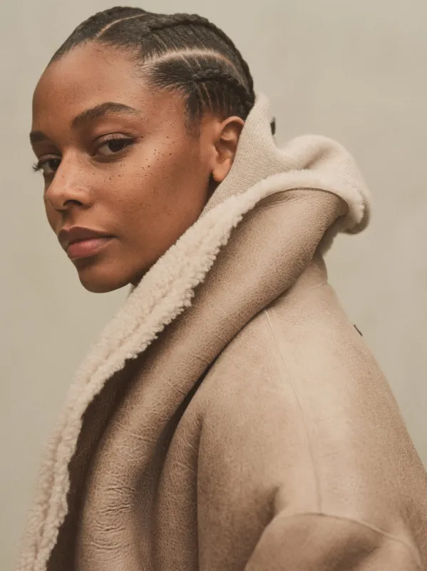 Shearling Shawl Collar Jacket sold by Fear of God