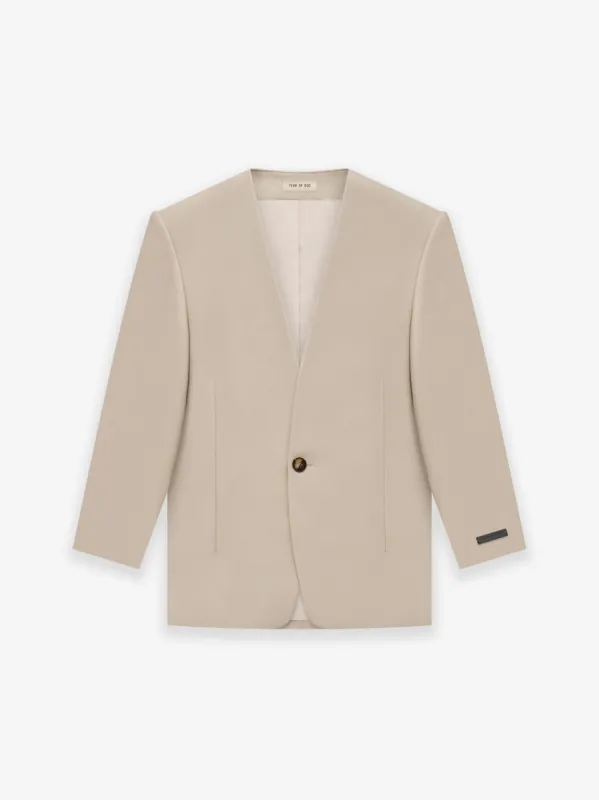 Wool Lapelless Jacket sold by Fear of God