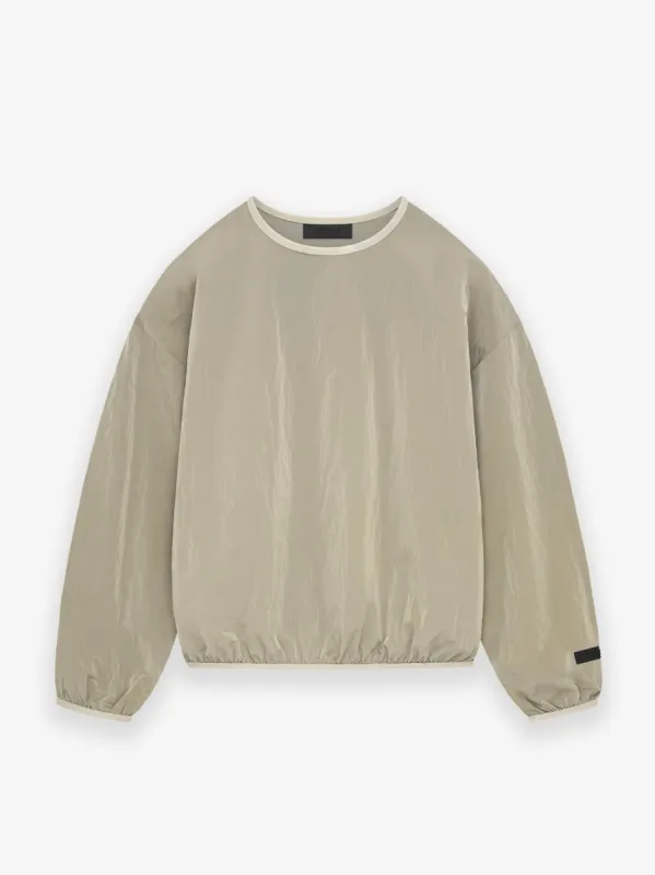 Crinkle Nylon Pullover Crewneck made by Fear of God