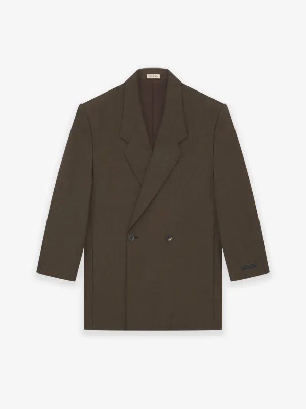Wool Canvas Double Breasted Blazer sold by Fear of God