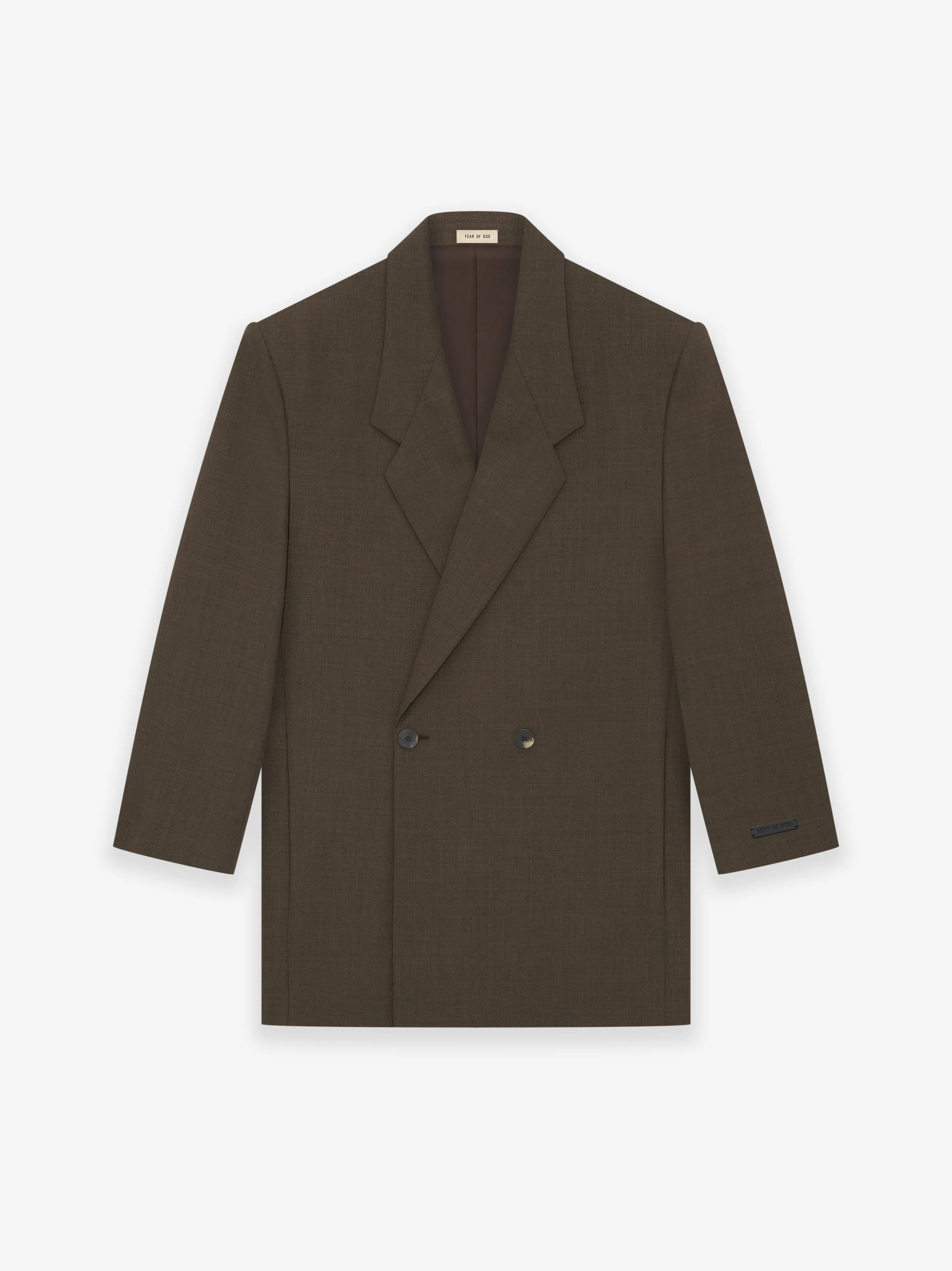 Wool Canvas Double Breasted Blazer sold by Fear of God