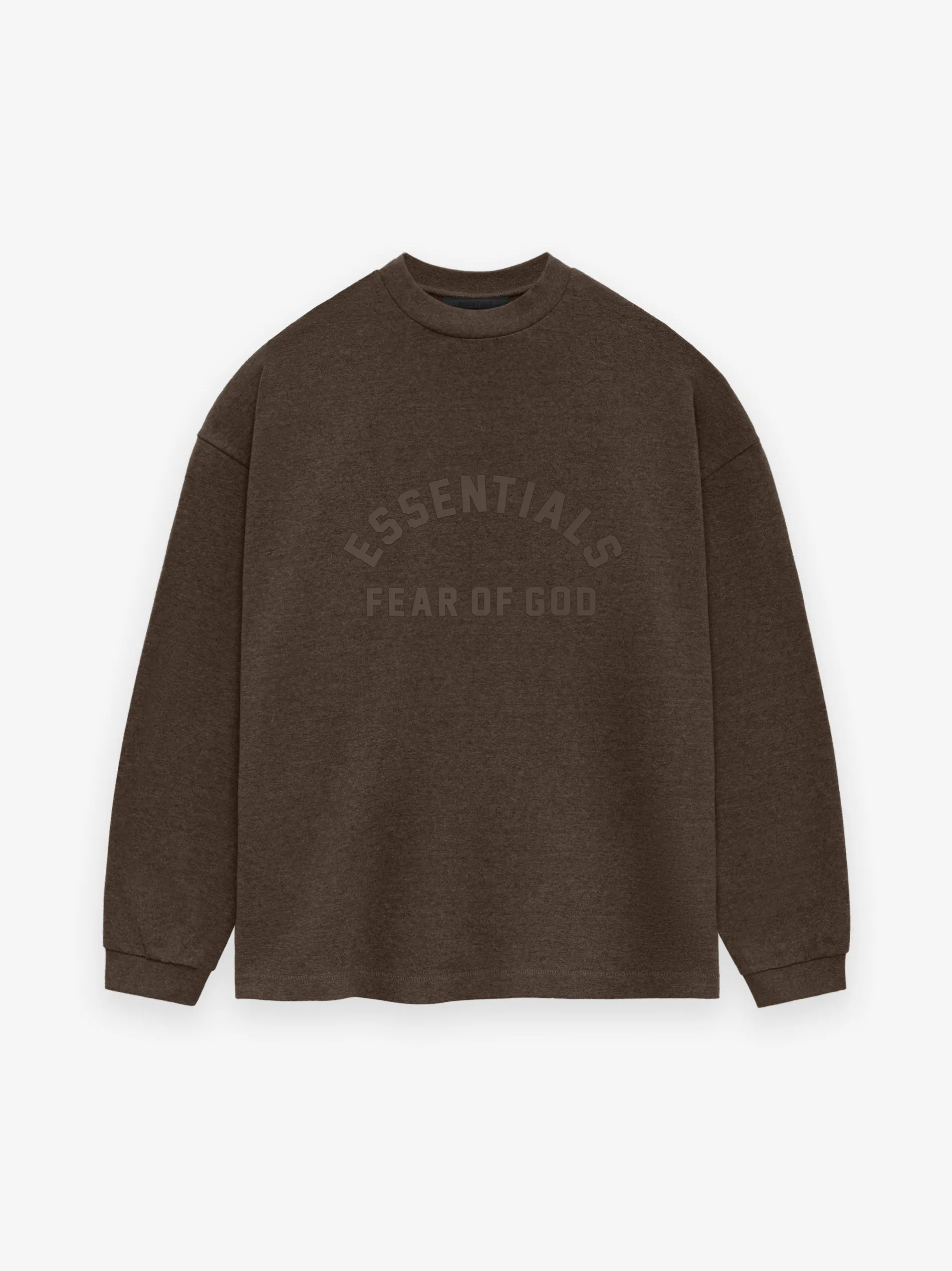 トップス ESSENTIALS//HEAVY JERSEY LS TEE S Heavy Jersey L/S Tee - Dark Heather Oatmeal – Feature
