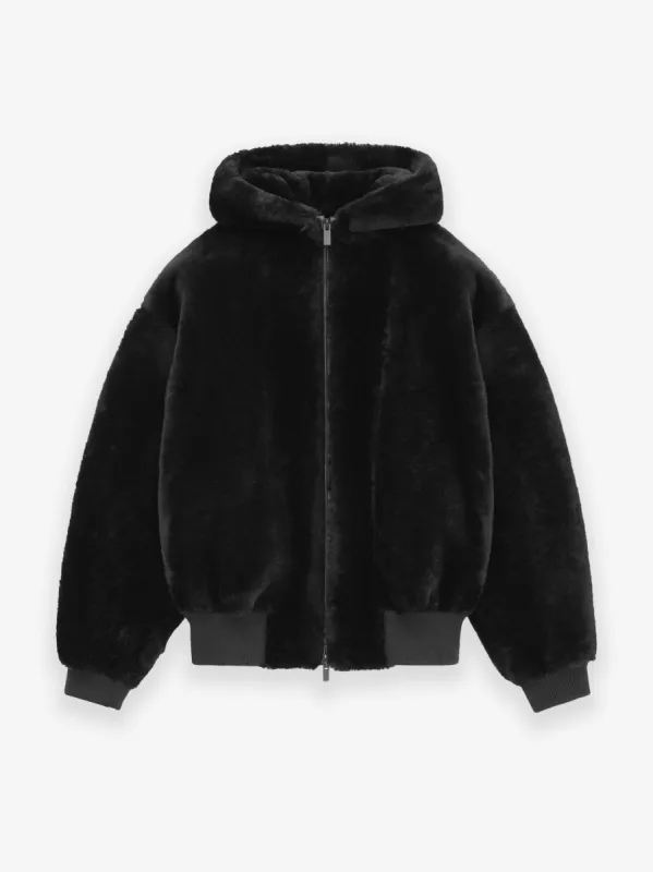 Shearling Hooded Bomber sold by Fear of God