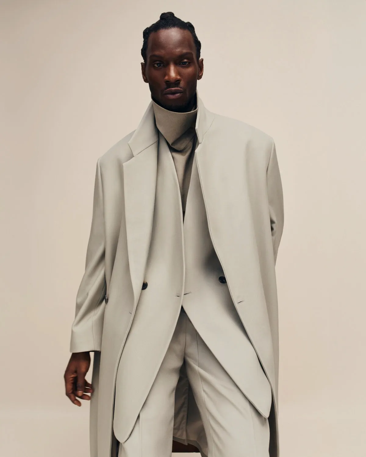 Wool Gabardine Double Breasted Overcoat sold by Fear of God product image thumbnail 5