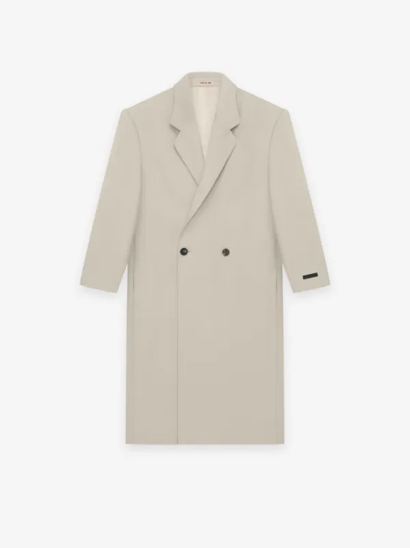 Wool Gabardine Double Breasted Overcoat sold by Fear of God