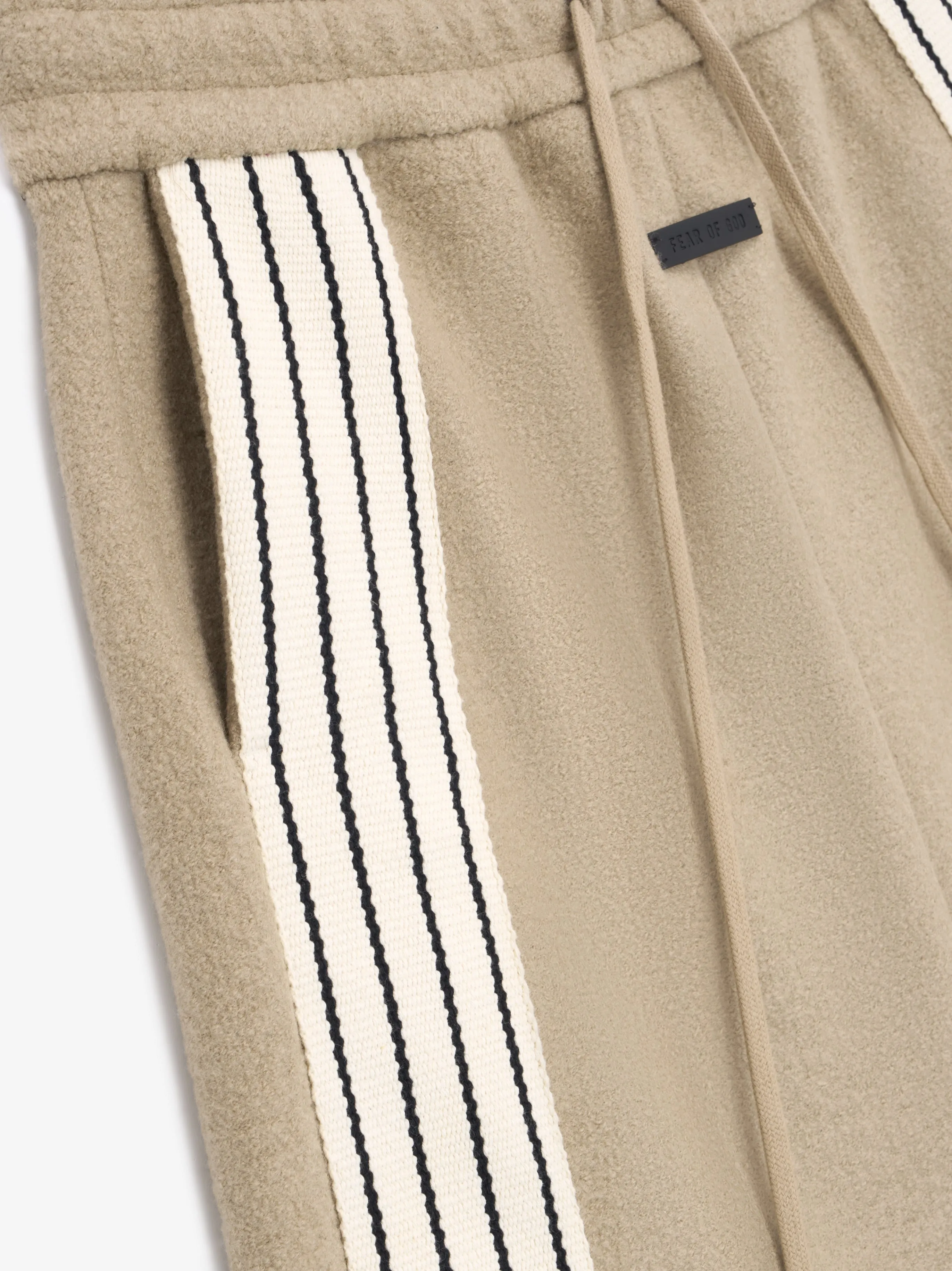 Boiled Wool Striped Relaxed Short sold by Fear of God product image thumbnail 3