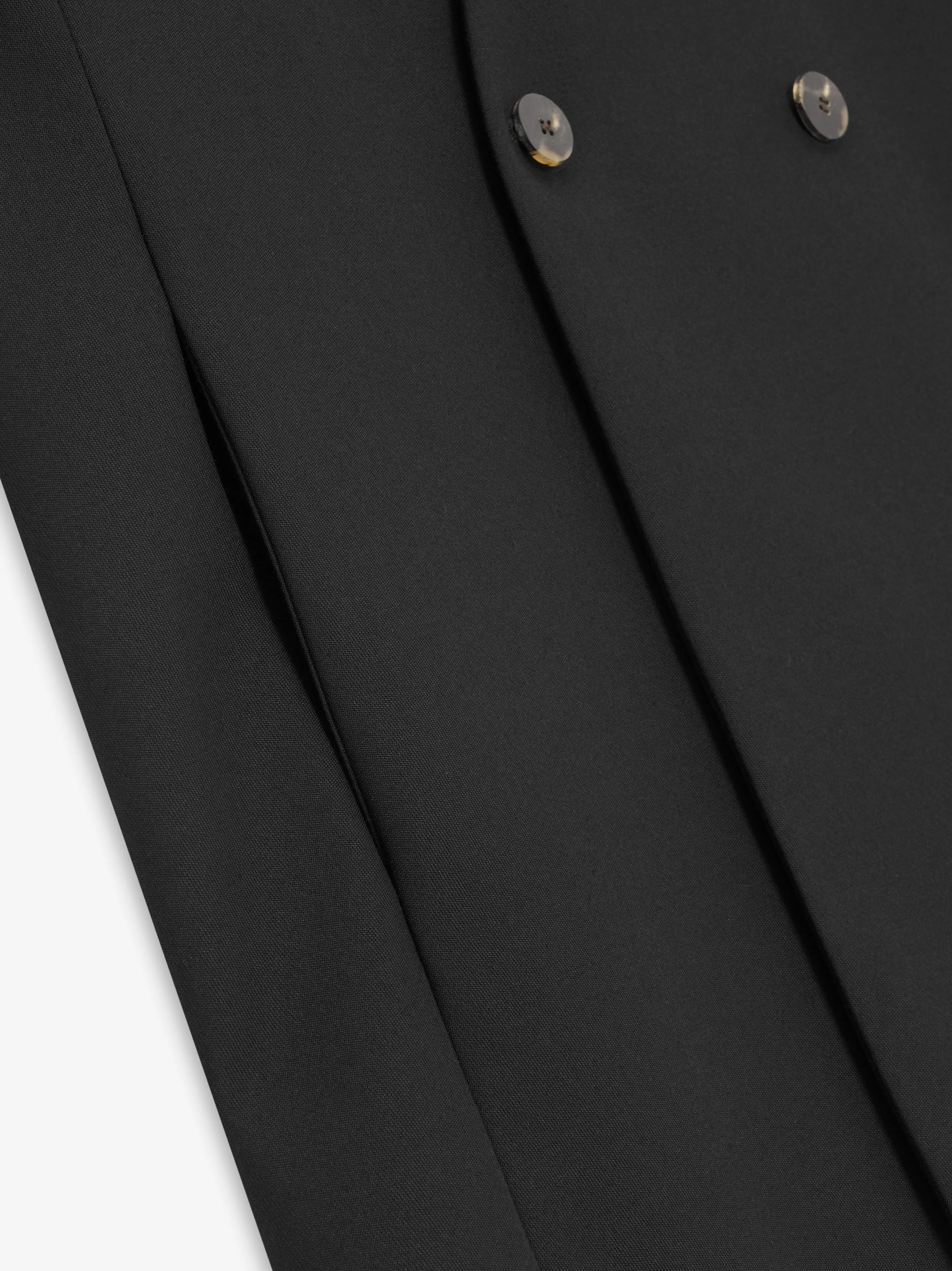 Wool Gabardine Double Breasted Lapelless Blazer sold by Fear of God product image thumbnail 4