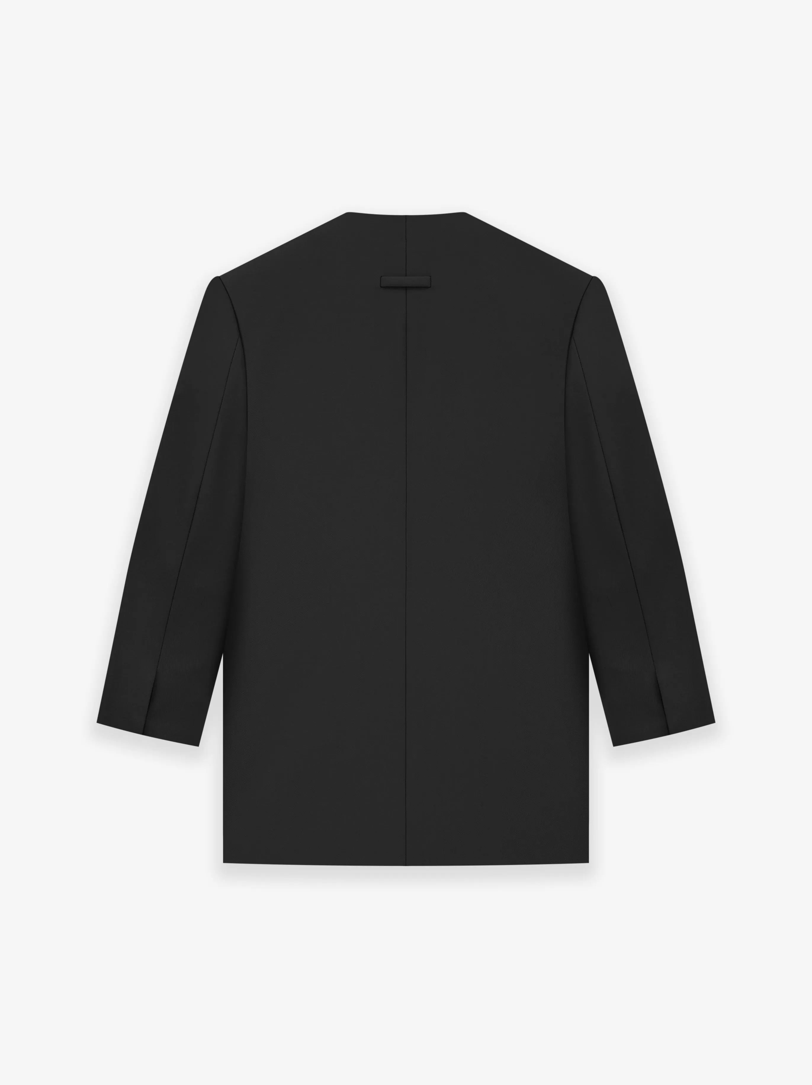 Wool Gabardine Double Breasted Lapelless Blazer sold by Fear of God product image thumbnail 2