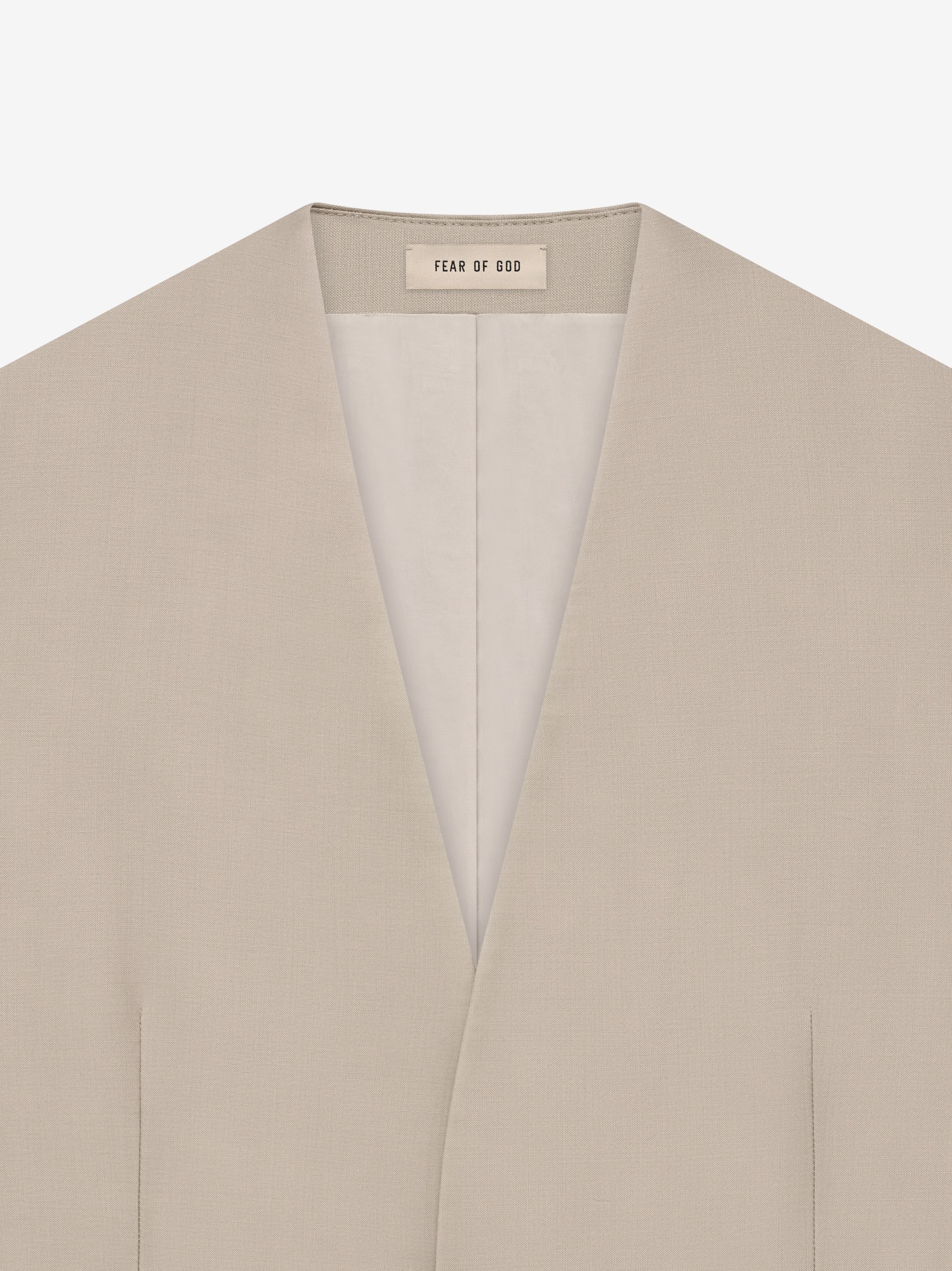 Wool Mohair Lapelless Jacket sold by Fear of God product image thumbnail 3