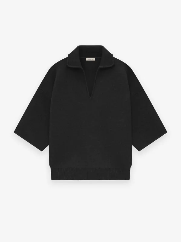 Merino Short Sleeve Polo Sweater sold by Fear of God