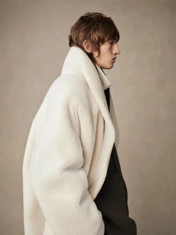 Sherpa Shawl Collar Jacket sold by Fear of God
