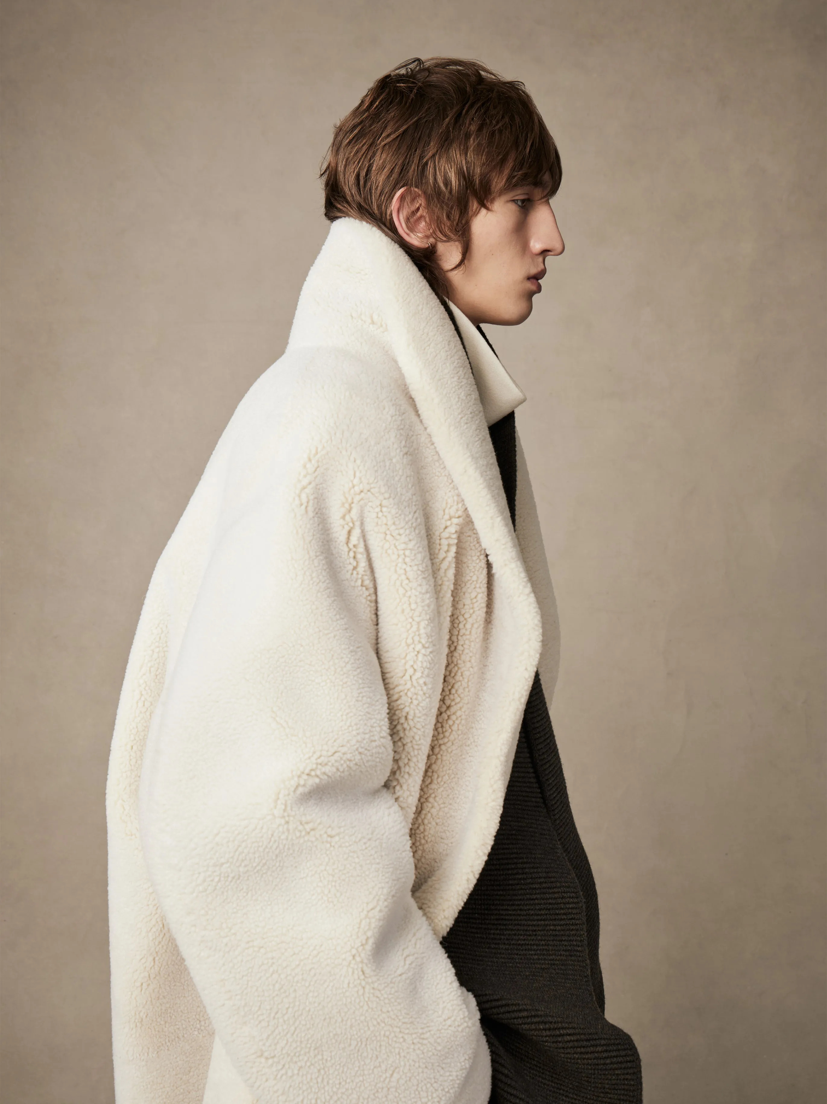 Sherpa Shawl Collar Jacket sold by Fear of God
