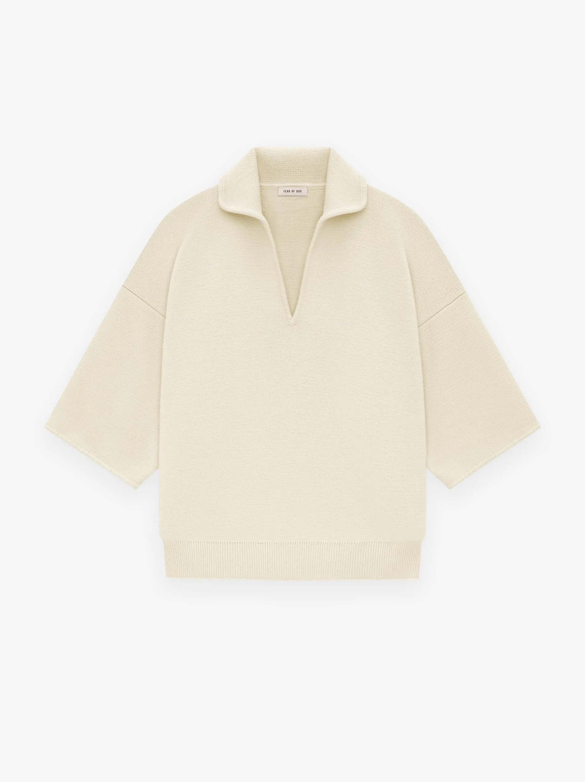 Merino Short Sleeve Polo Sweater sold by Fear of God