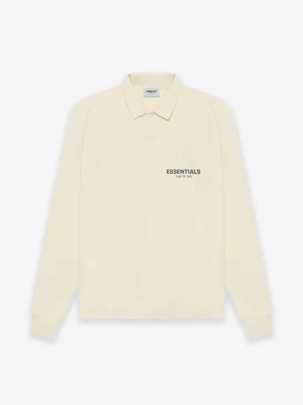 Long Sleeve French Terry Polo sold by Fear of God