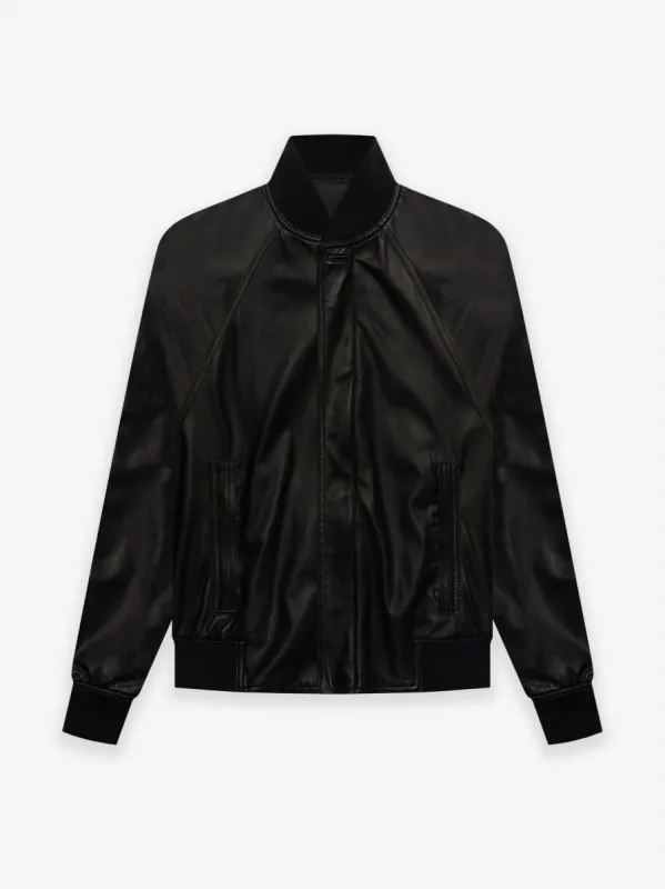 Leather Bomber made by Fear of God