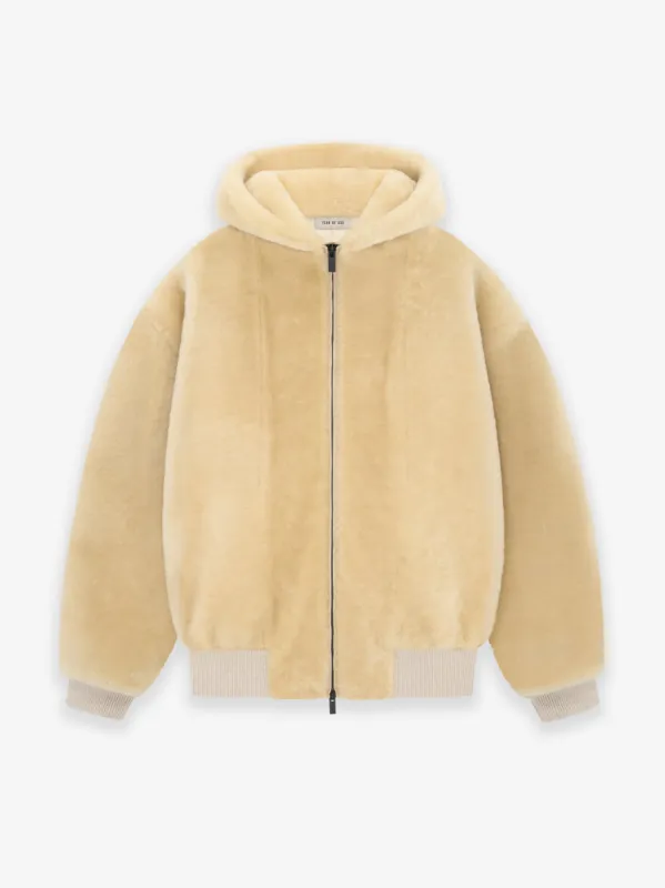 Shearling Hooded Bomber sold by Fear of God