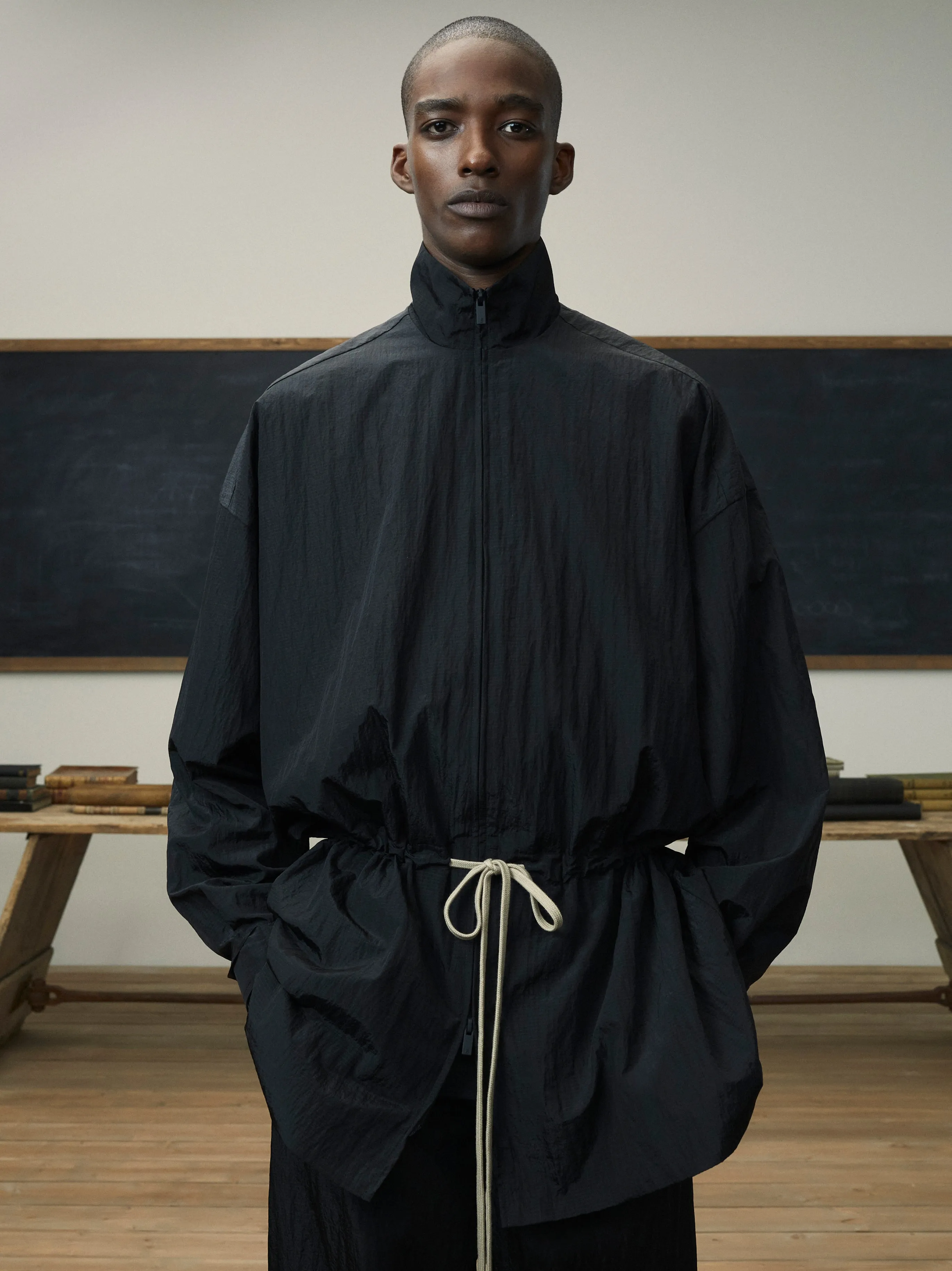 Ripstop Mockneck Anorak sold by Fear of God