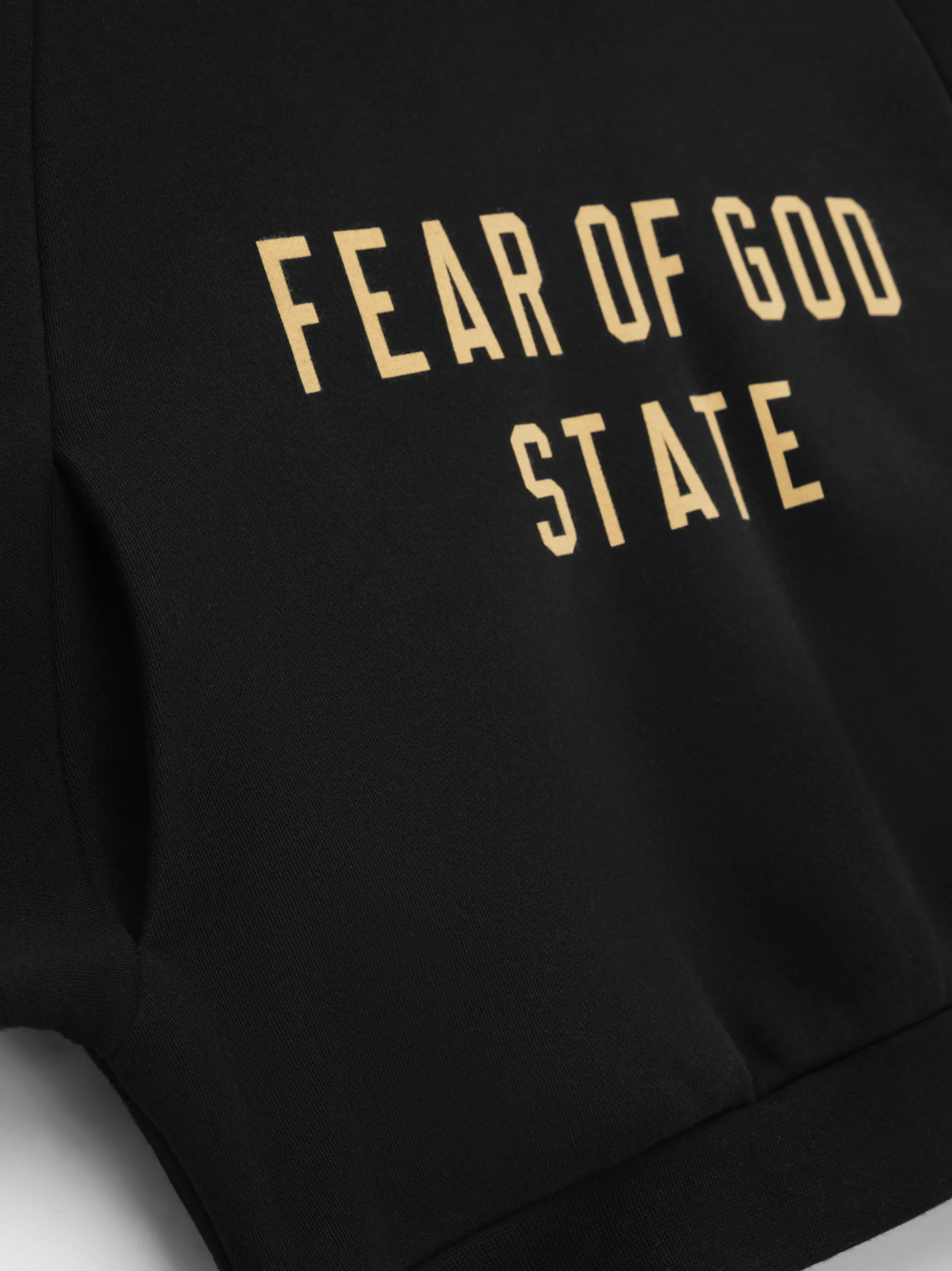 Womens Fleece Cropped Hoodie sold by Fear of God product image thumbnail 4