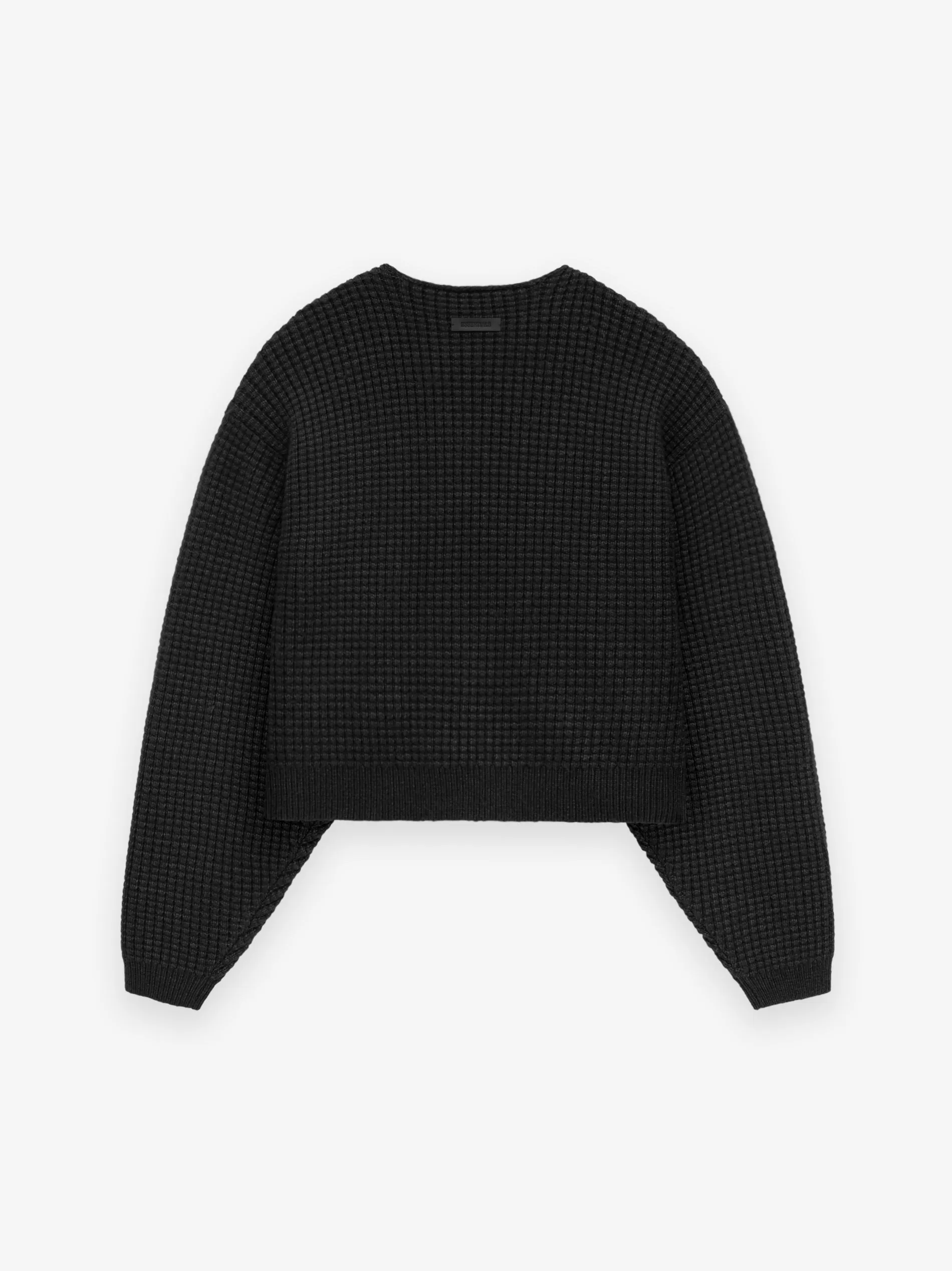 Womens Heavy Waffle Cropped Crewneck sold by Fear of God product image thumbnail 2