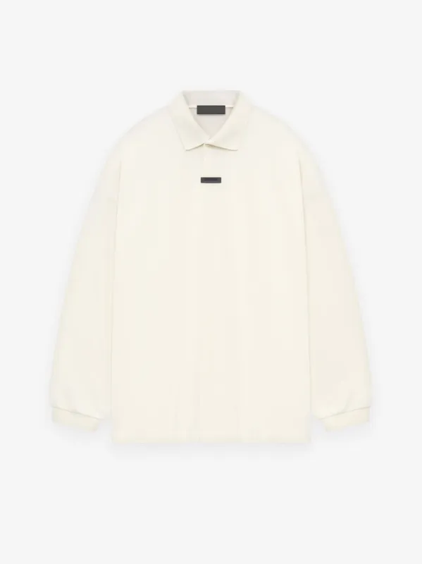 Pique Long Sleeve Polo sold by Fear of God
