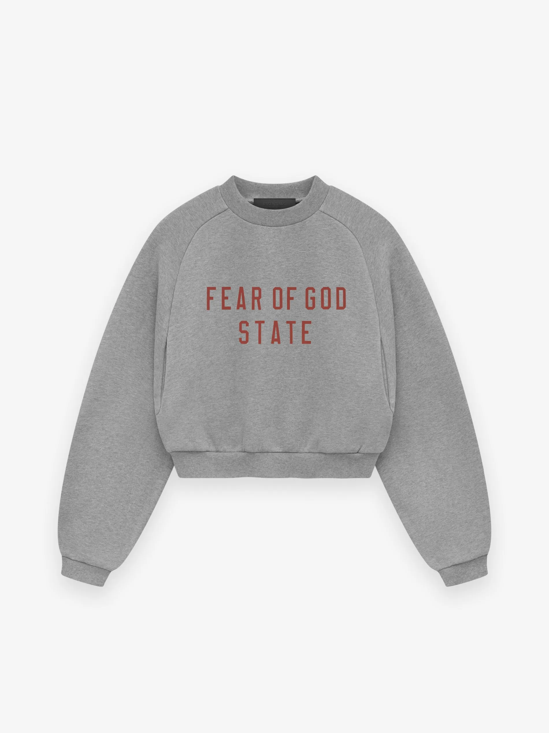 Womens Fleece Cropped Crewneck sold by Fear of God