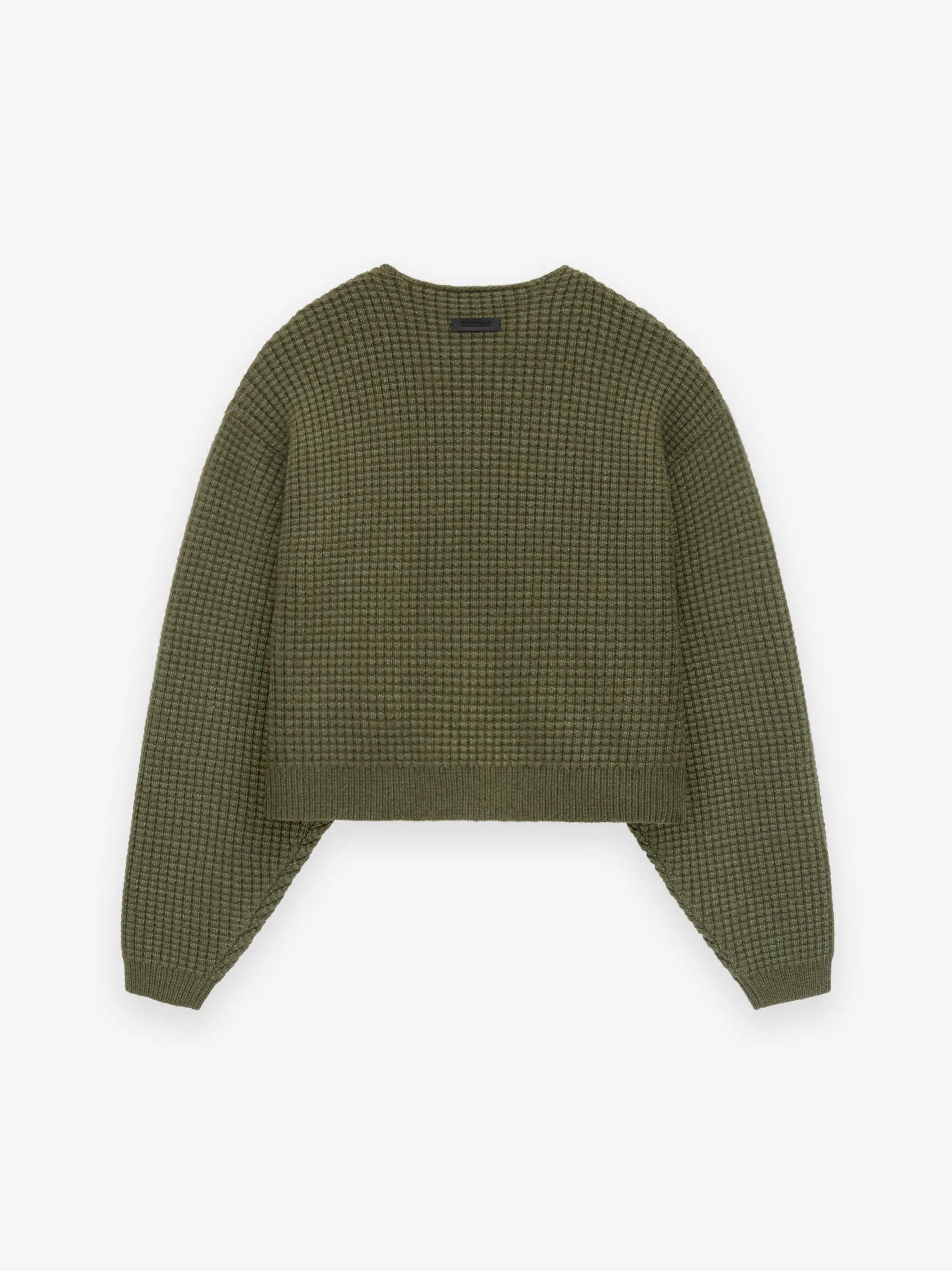 Womens Heavy Waffle Cropped Crewneck sold by Fear of God product image thumbnail 2