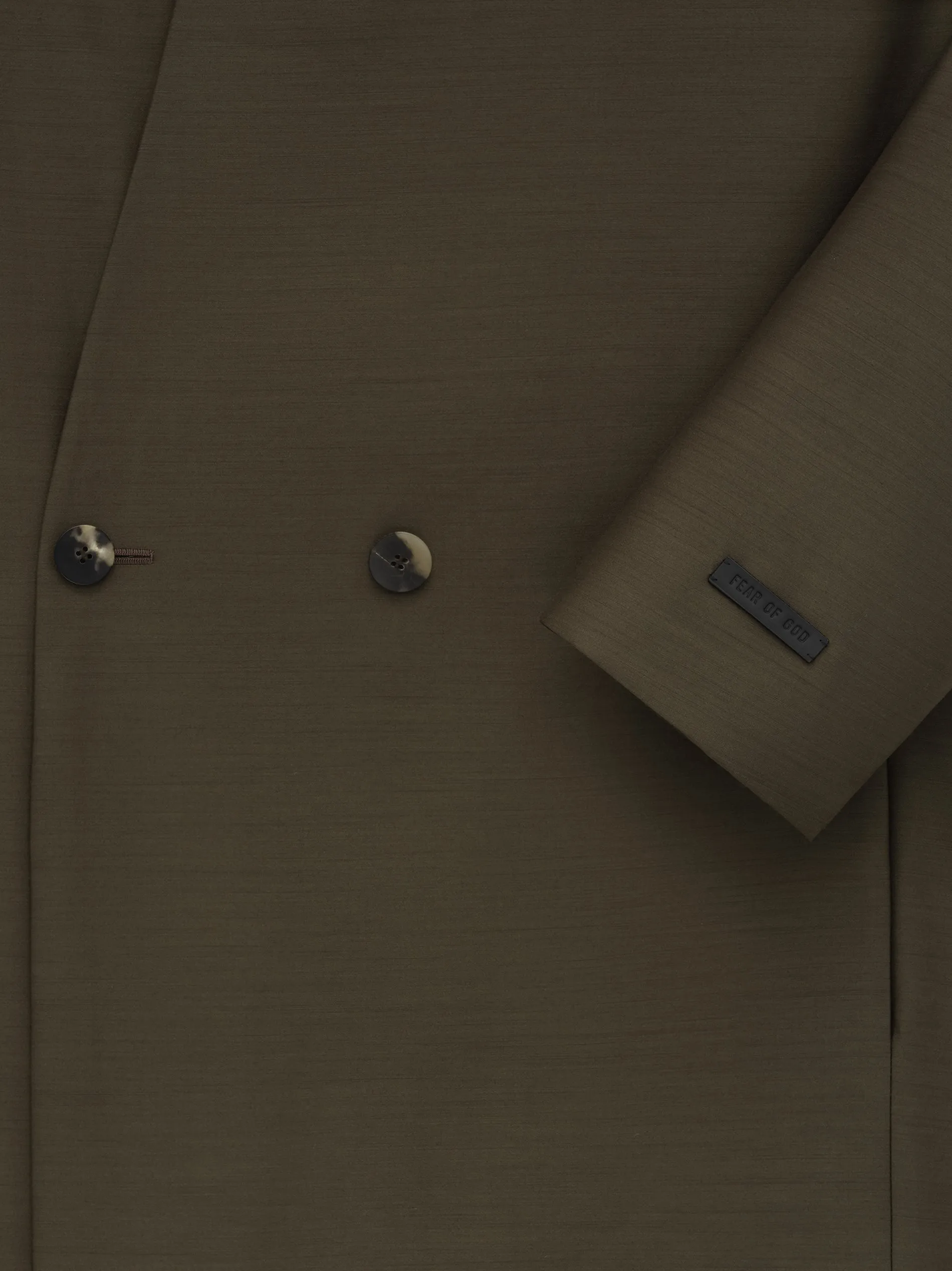 Wool Silk Relaxed Lapelless Blazer sold by Fear of God product image thumbnail 3