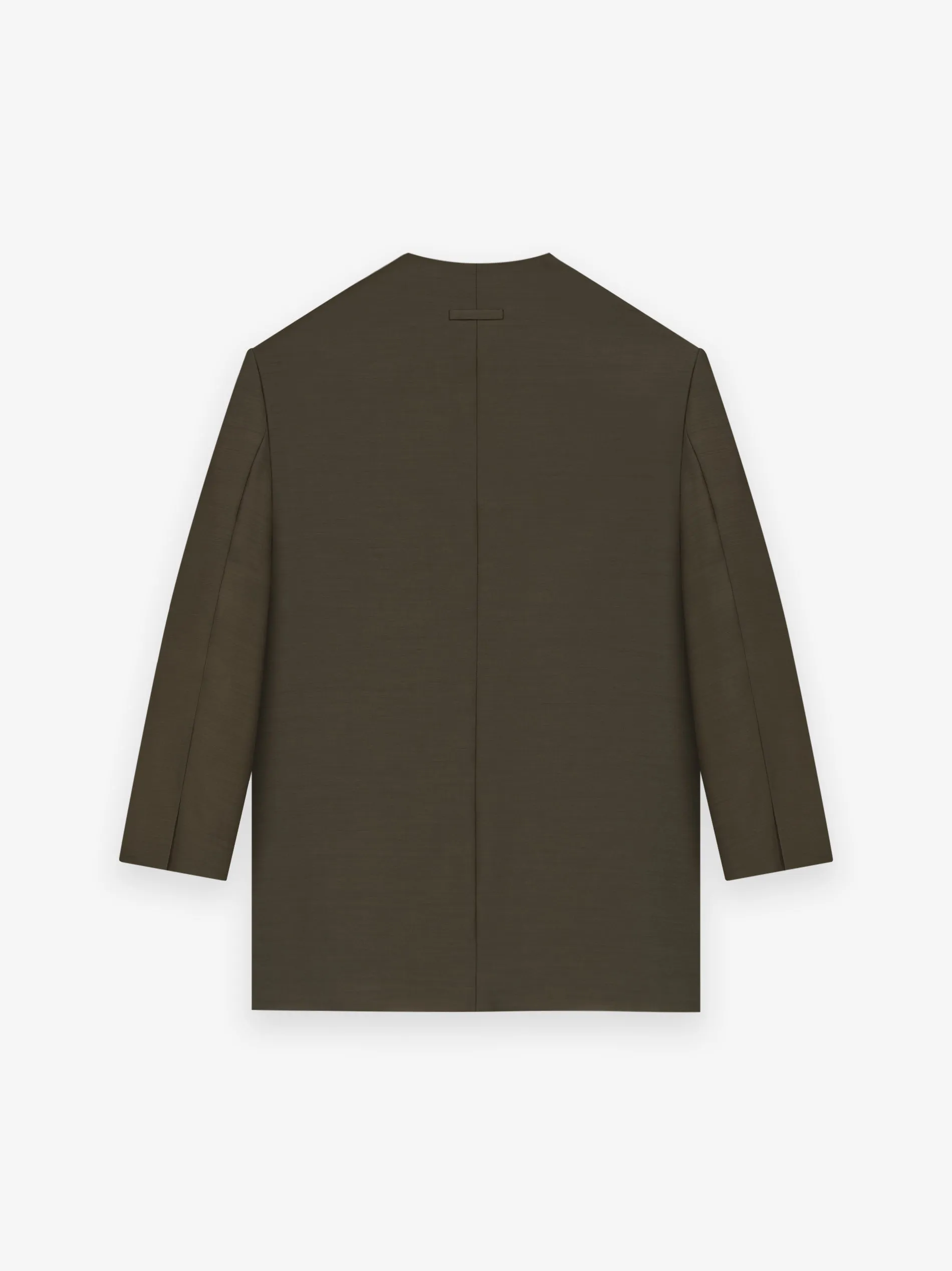 Wool Silk Relaxed Lapelless Blazer sold by Fear of God product image thumbnail 2