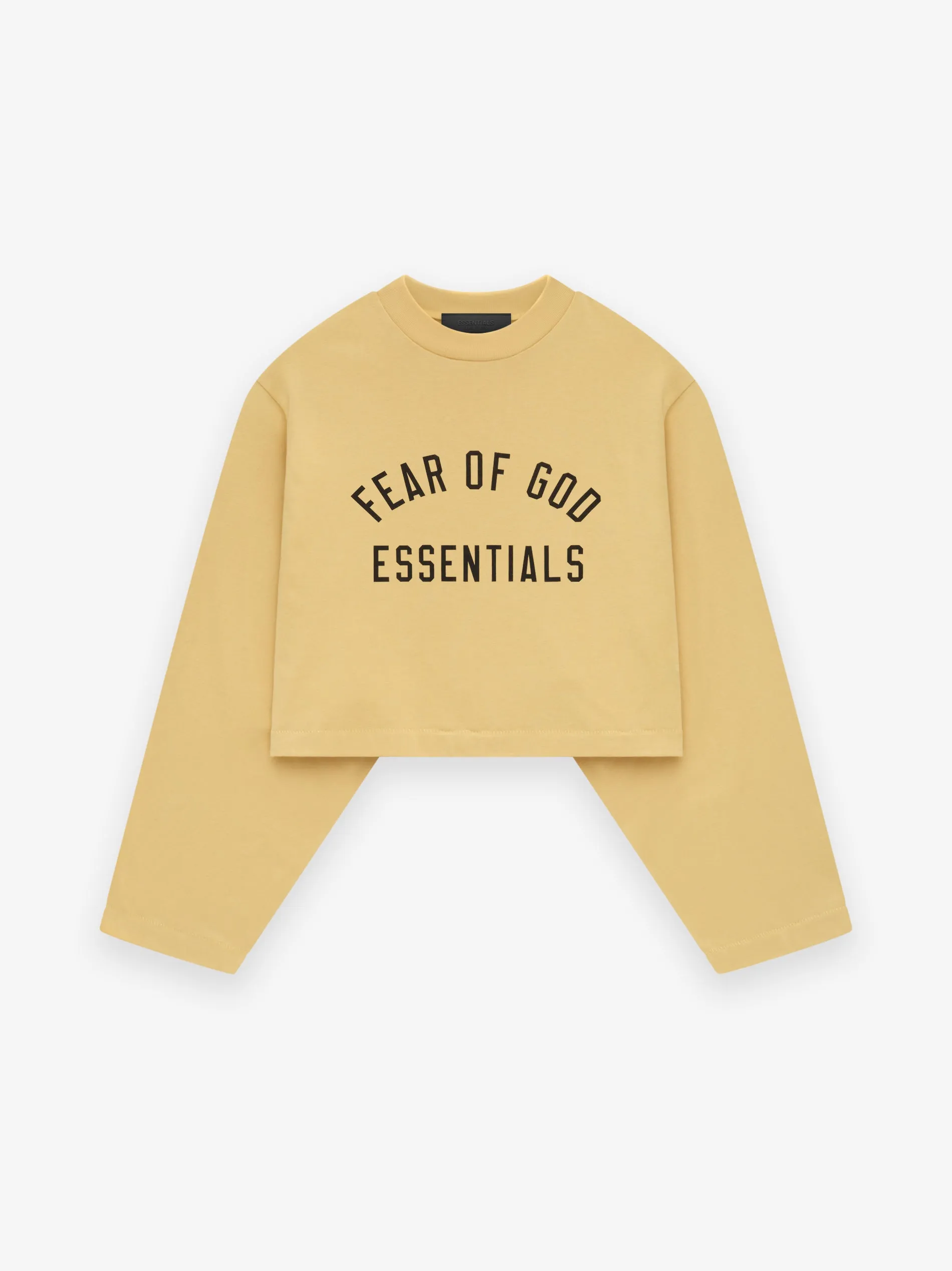 Womens Tri-Blend Cropped Longsleeve Shirt sold by Fear of God