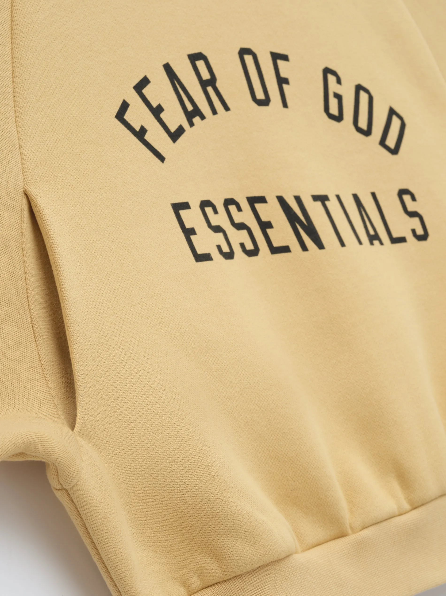 Womens Fleece Cropped Crewneck sold by Fear of God product image thumbnail 4