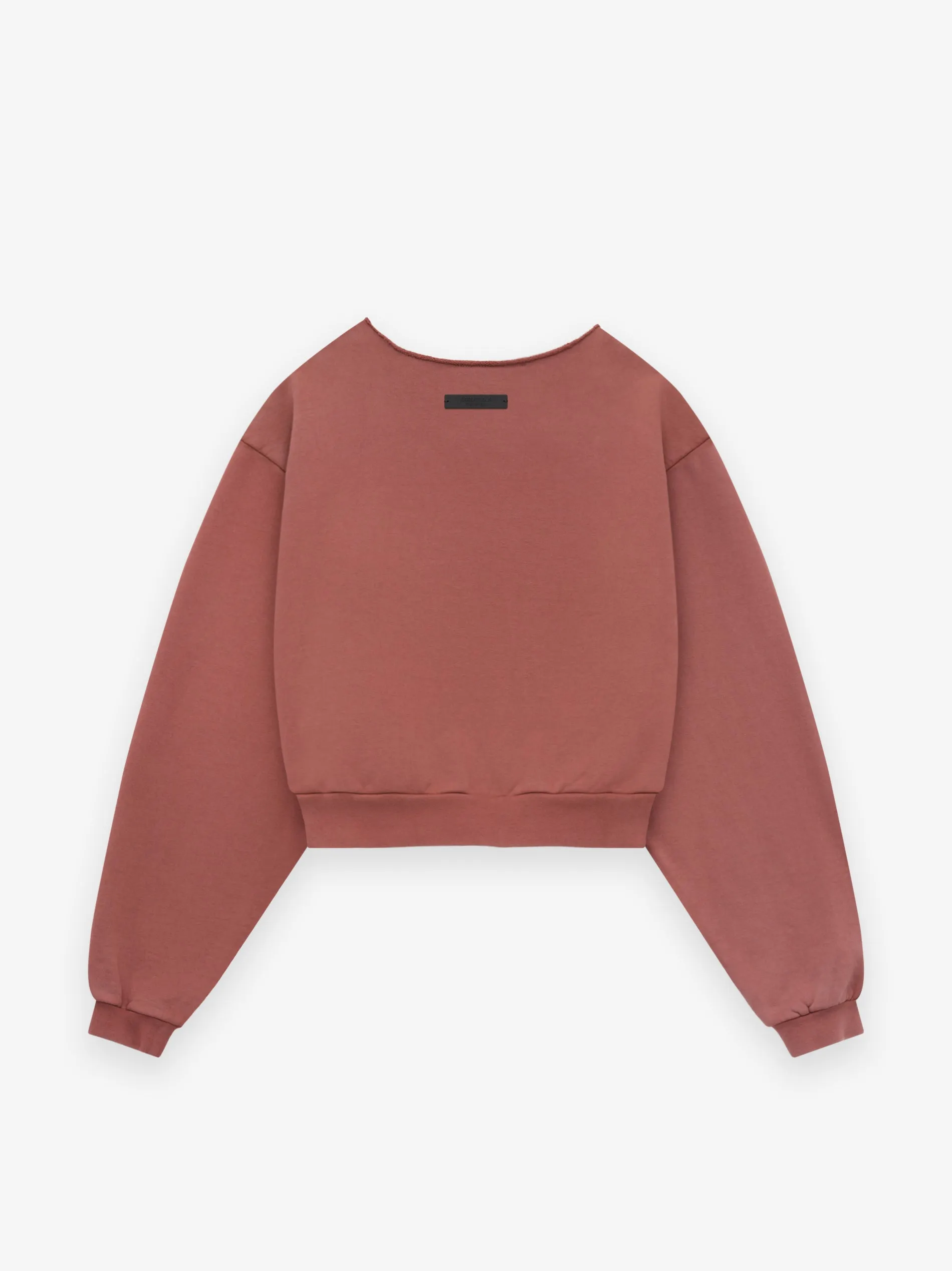 Womens Heavy Fleece Raw Cropped Crewneck sold by Fear of God product image thumbnail 2