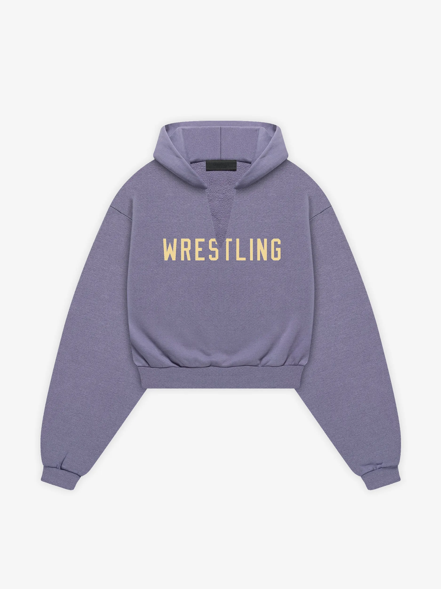 Womens Heavy Fleece Cropped V-Neck Hoodie sold by Fear of God