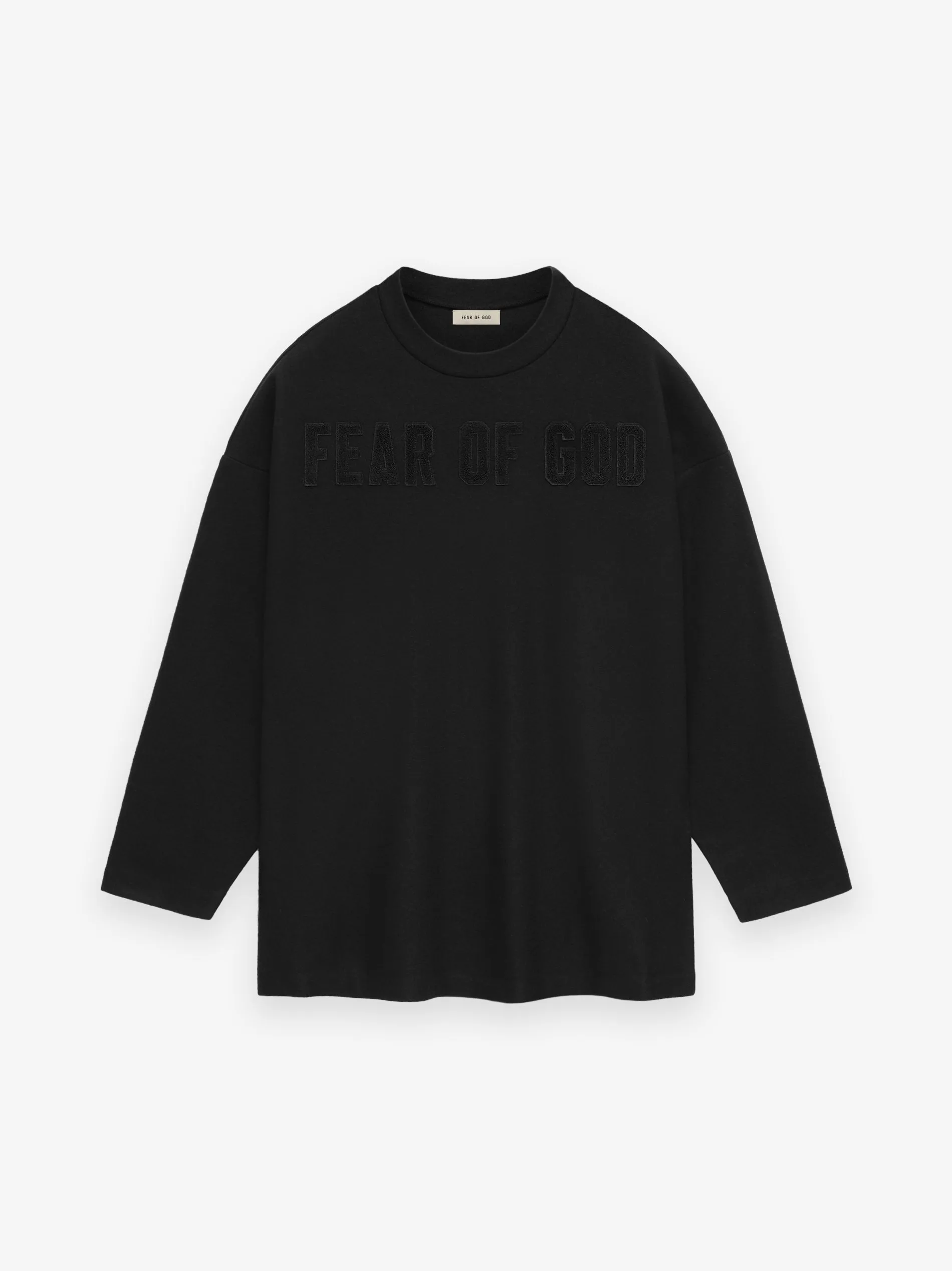 Merino Logo Patch Long Sleeve Tee sold by Fear of God