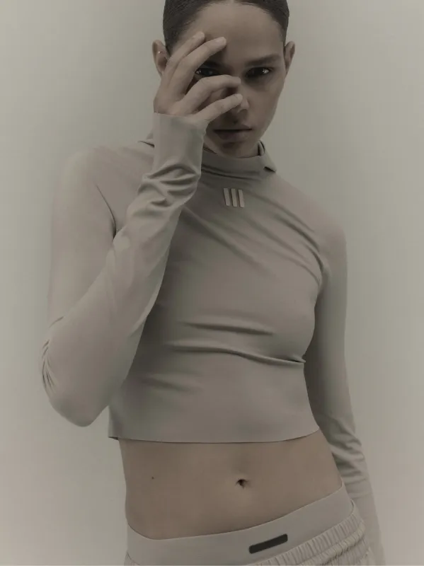 Womens Base Layer Crop Hoodie sold by Fear of God
