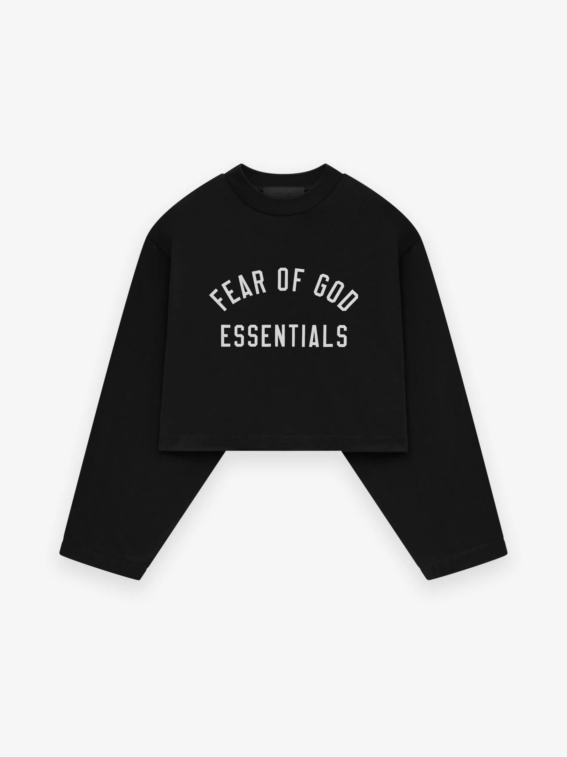 Women's Tri-Blend Cropped Longsleeve Shirt sold by Fear of God