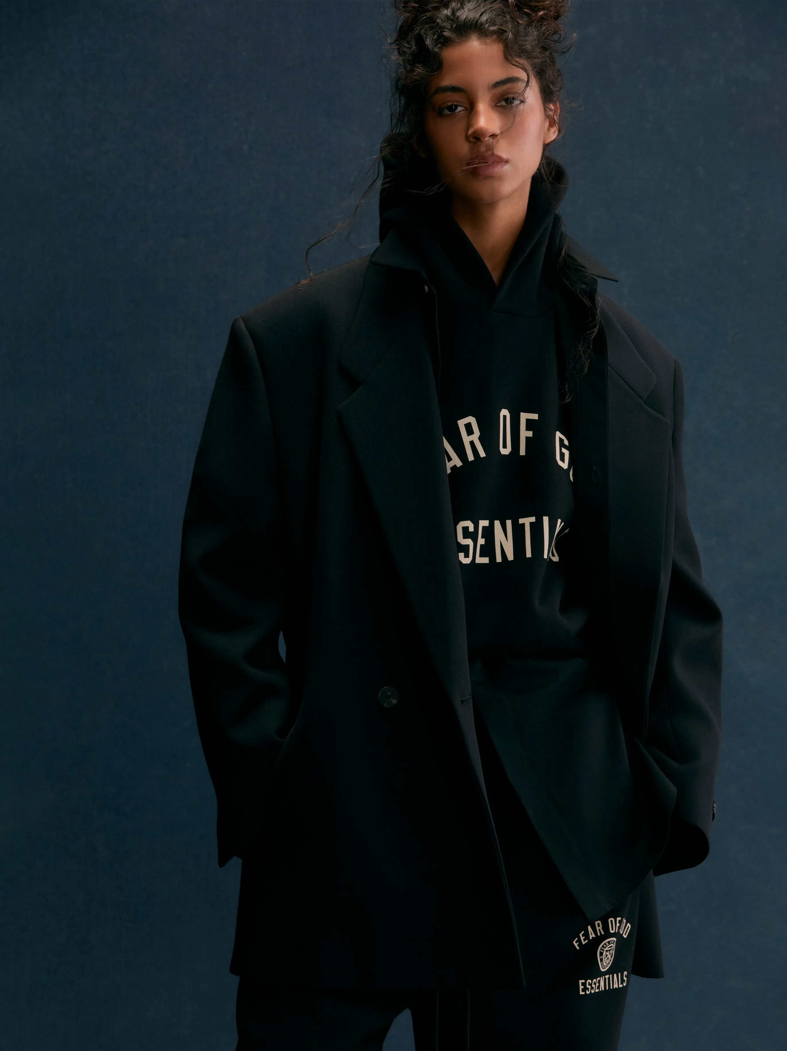 Women's Fleece Cropped Hoodie sold by Fear of God