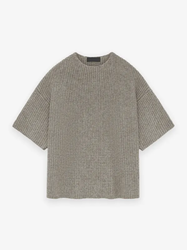 Heavy Waffle Short Sleeve Crewneck Sweater made by Essentials