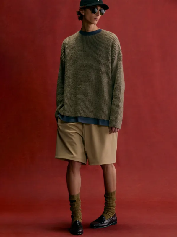 Heavy Waffle Crewneck Sweater sold by Fear of God