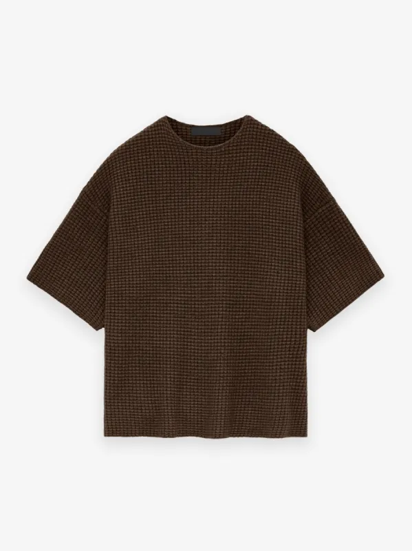 Heavy Waffle Short Sleeve Crewneck Sweater sold by Fear of God