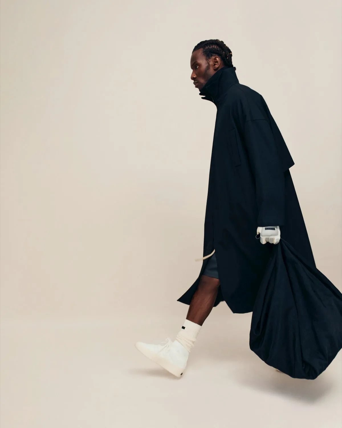 Wool Crepe High Neck Trench sold by Fear of God product image thumbnail 5