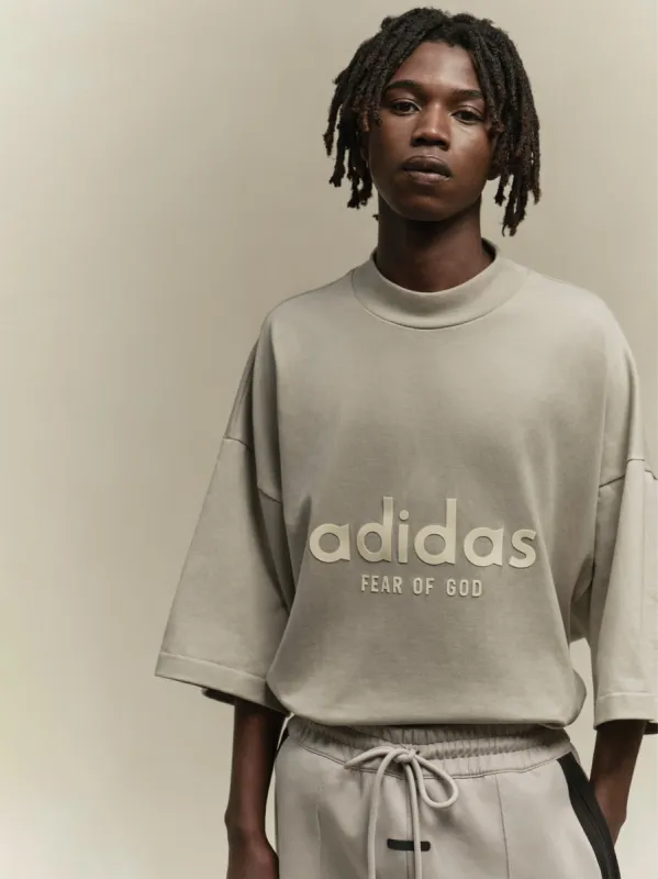 Heavy Jersey 3/4 Mock Tee sold by Fear of God