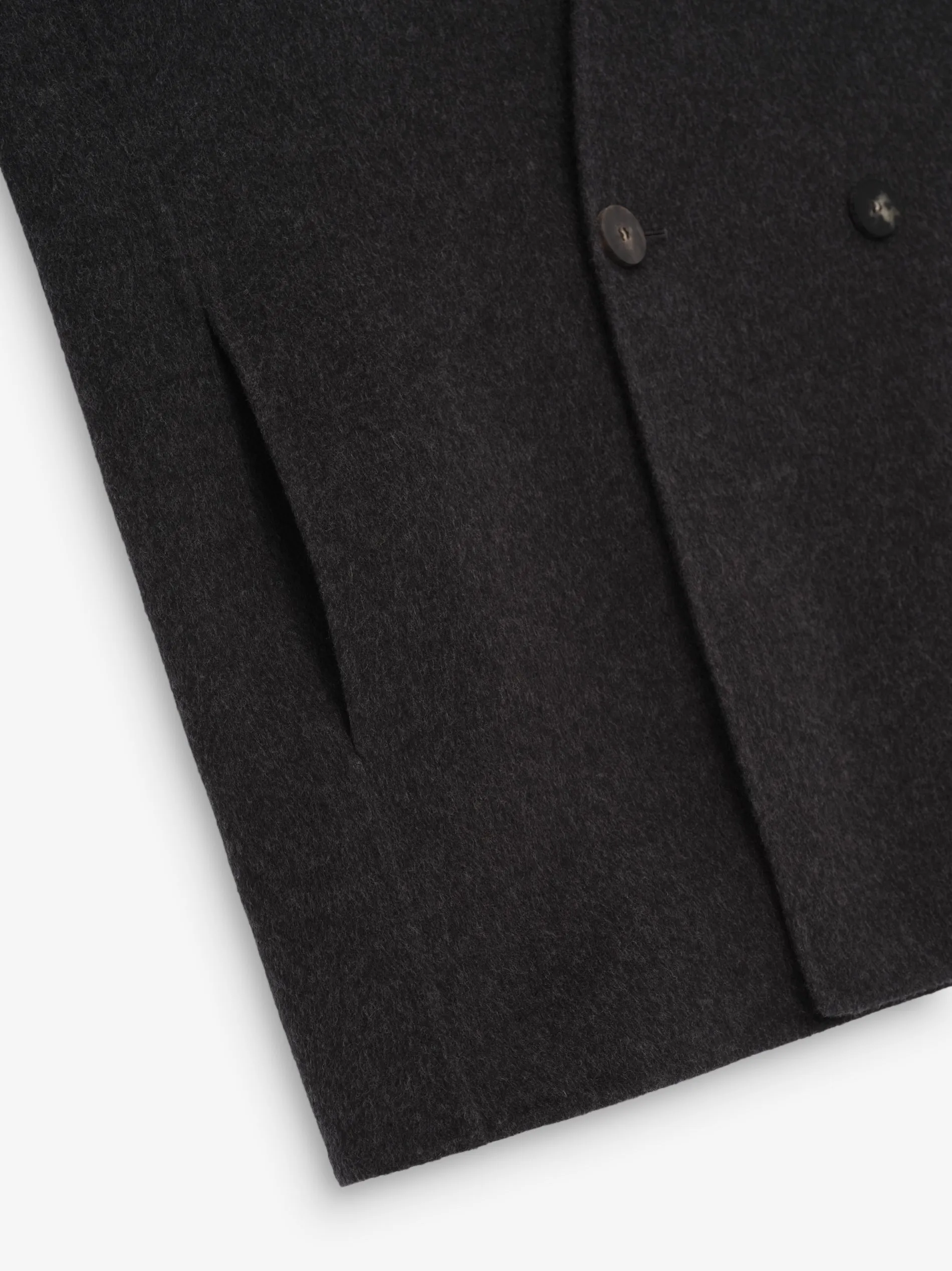 Wool Cashmere Relaxed Lapelless Blazer sold by Fear of God product image thumbnail 4