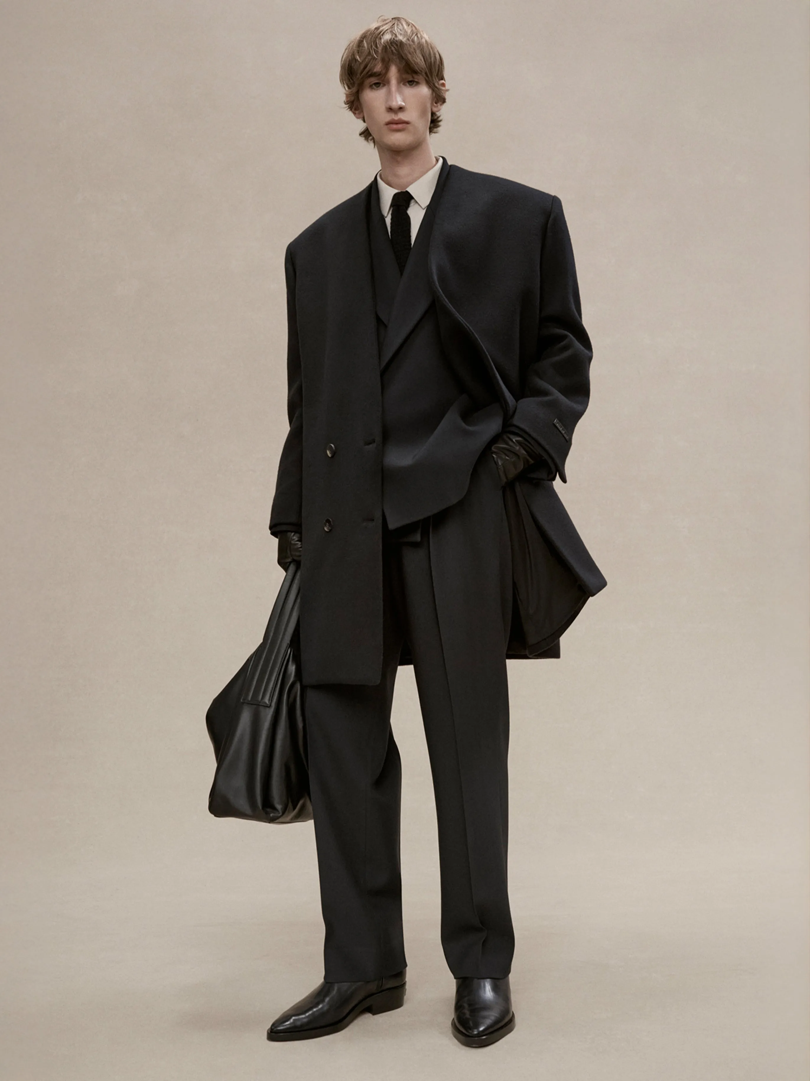 Wool Gabardine Single Pleat Trouser sold by Fear of God